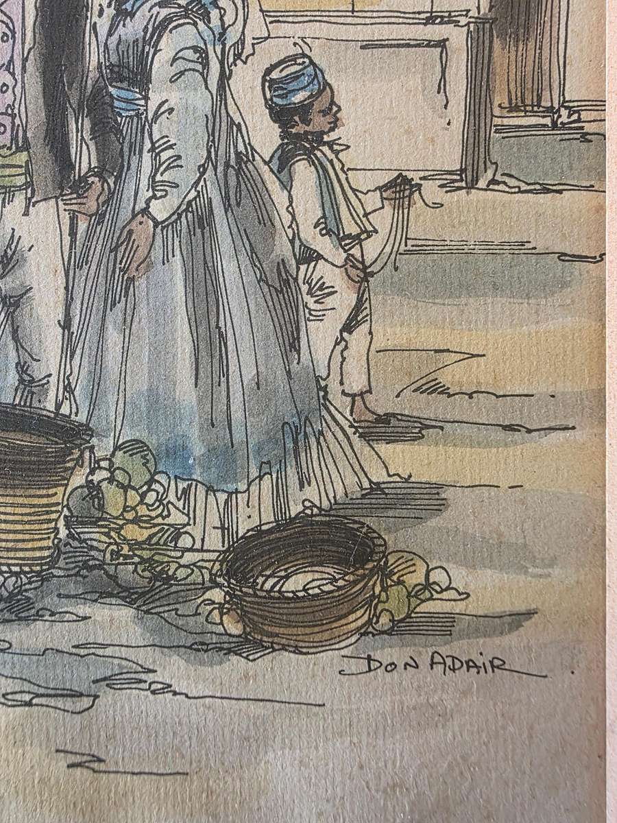 Don Adare -Cape Malay mixed media