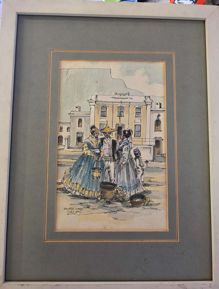 Don Adare -Cape Malay mixed media