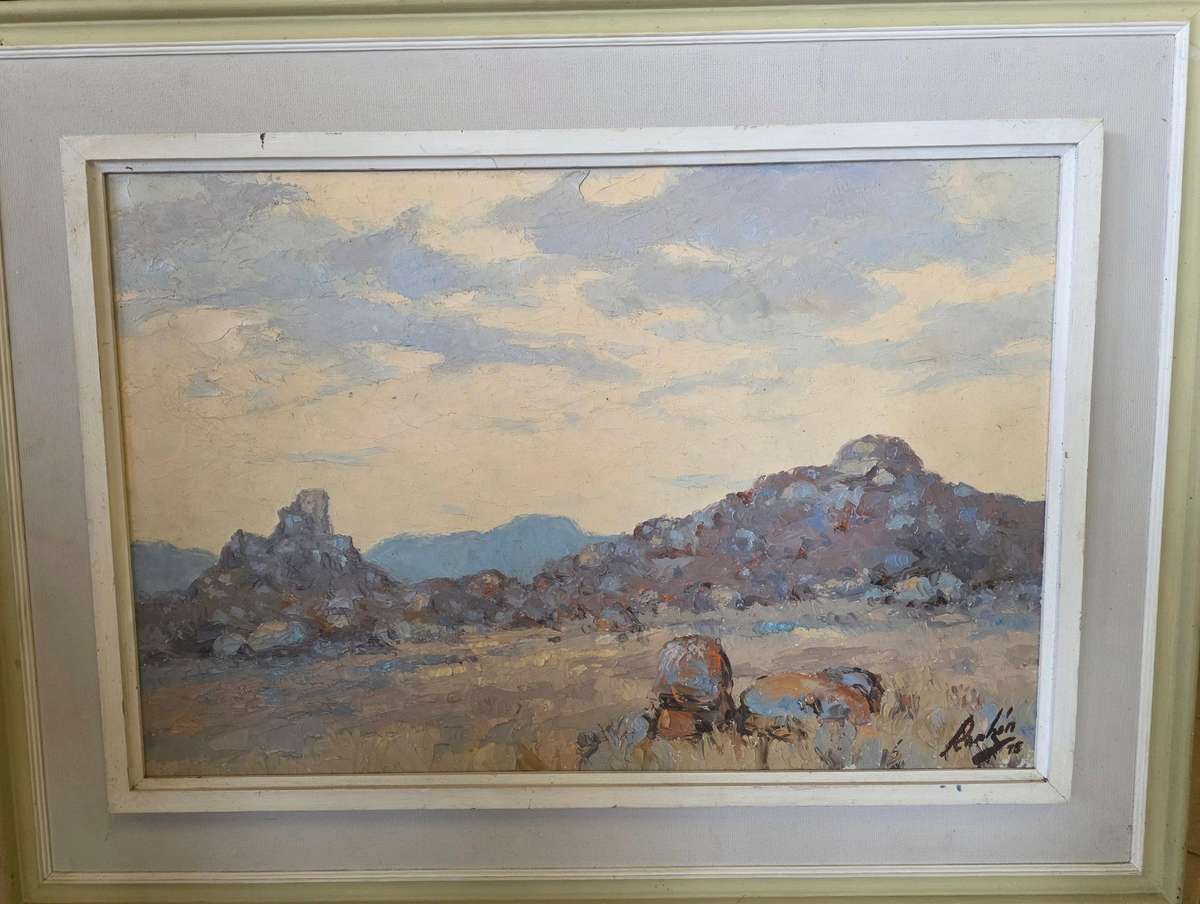 Big Oil on board- Thick oil on board Landscape.