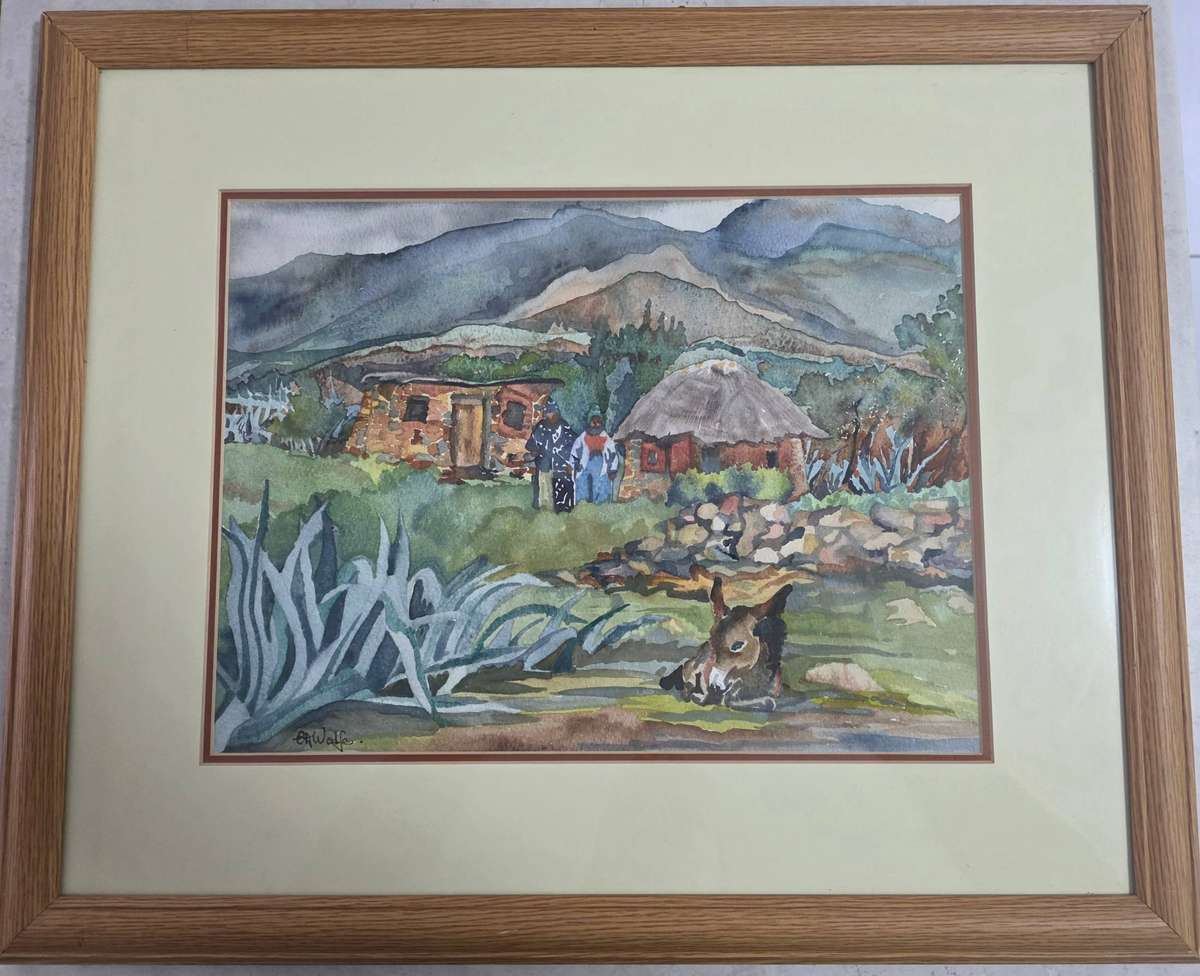E.A.Wolf Signed Original Painting