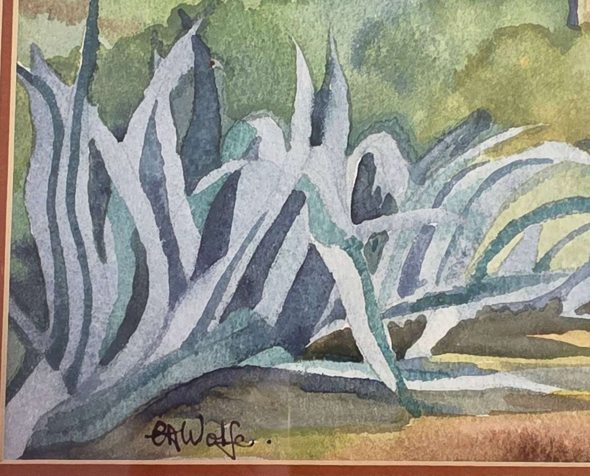 E.A.Wolf Signed Original Painting