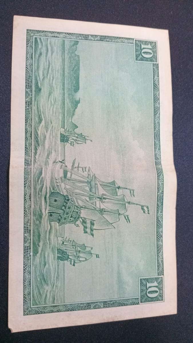 T.W. DE JONGH ten rand notes