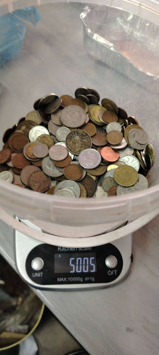 Mixed South African coins