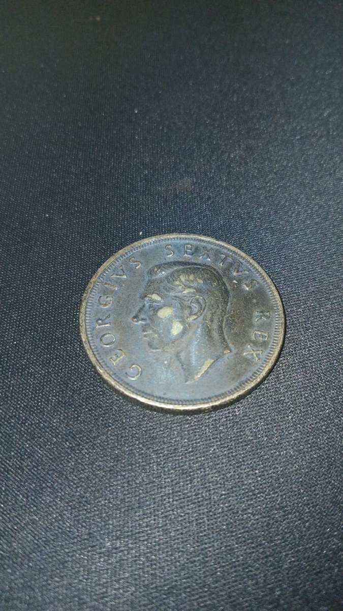 5 SHILLINGS SOUTH AFRICA 1948 COIN