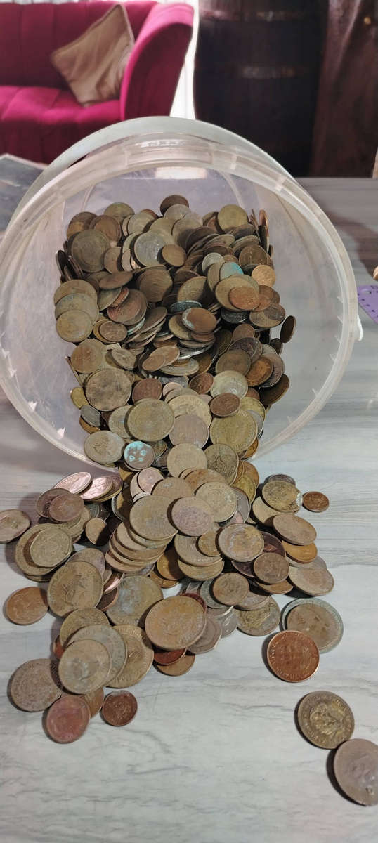 Mixed South African coins