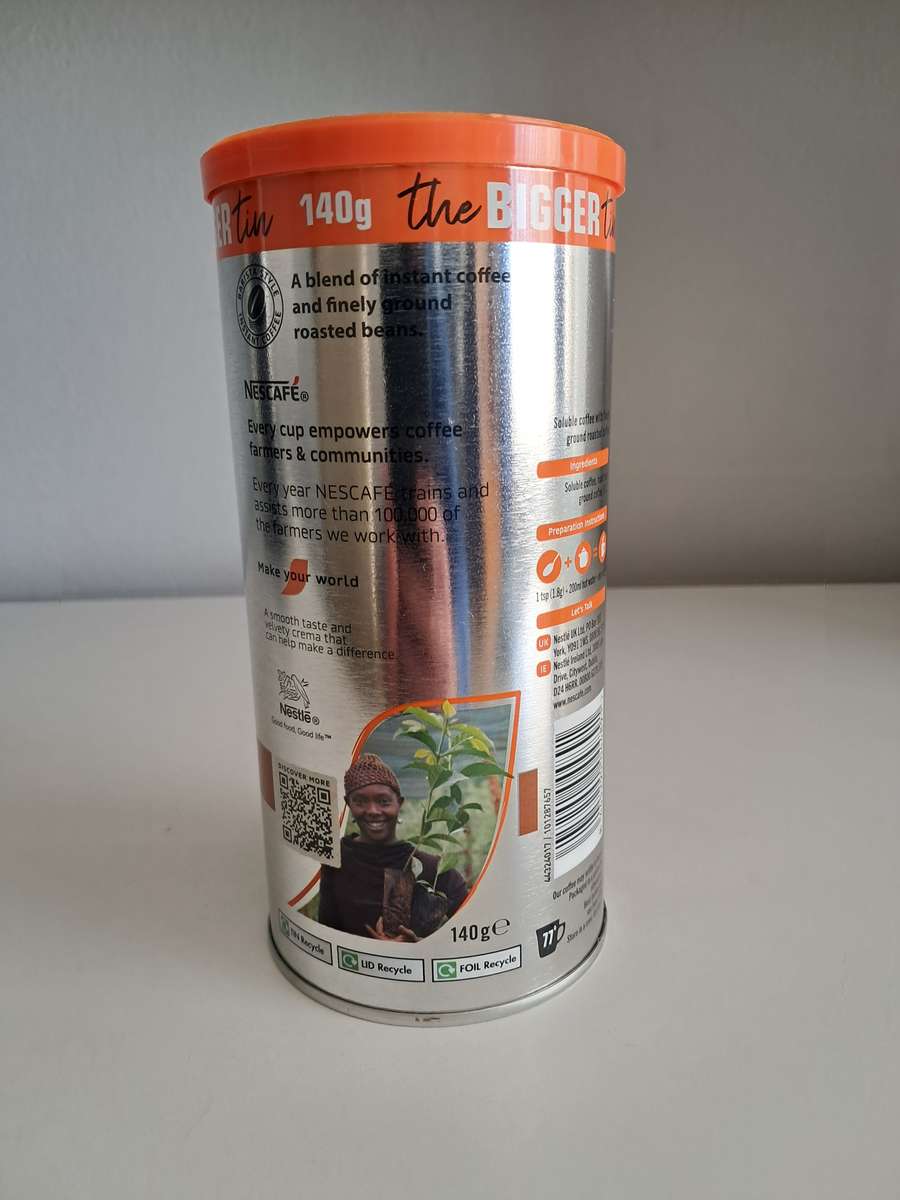 Collectable Coffee Tin - Nescafé Azera (The Bigger Tin) - (Updated design)