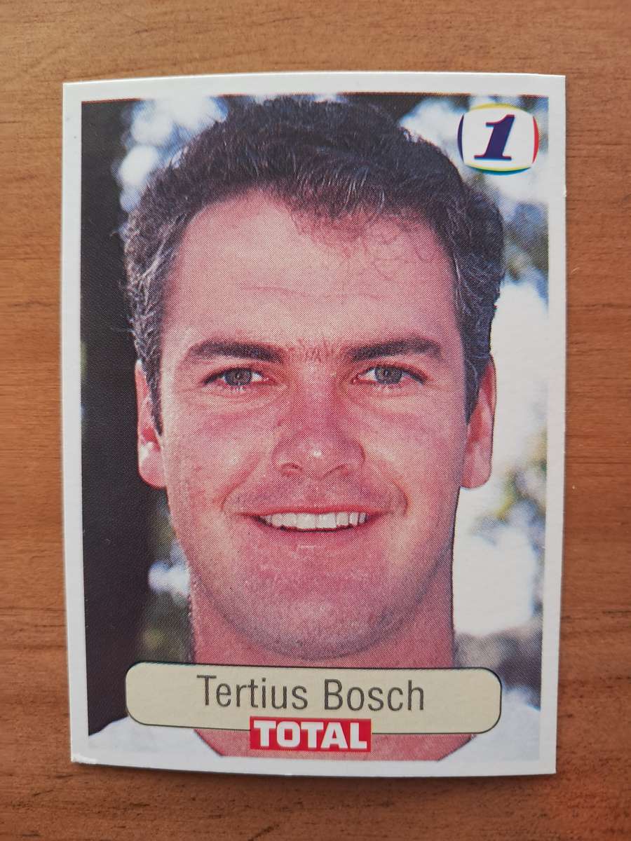 1992 Total Trading Card: South Africa v India - Tertius Bosch