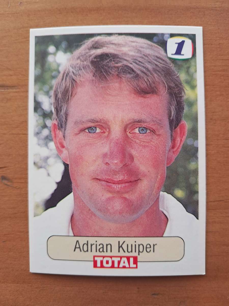 1992 Total Trading Card: South Africa v India - Adrian Kuiper