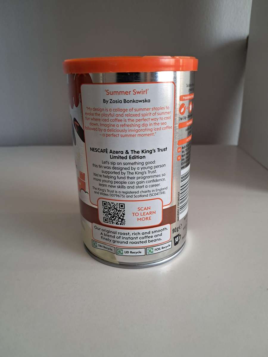 Collectable Coffee Tin - Nescafé Azera By Design 2025 Limited-Edition Tin