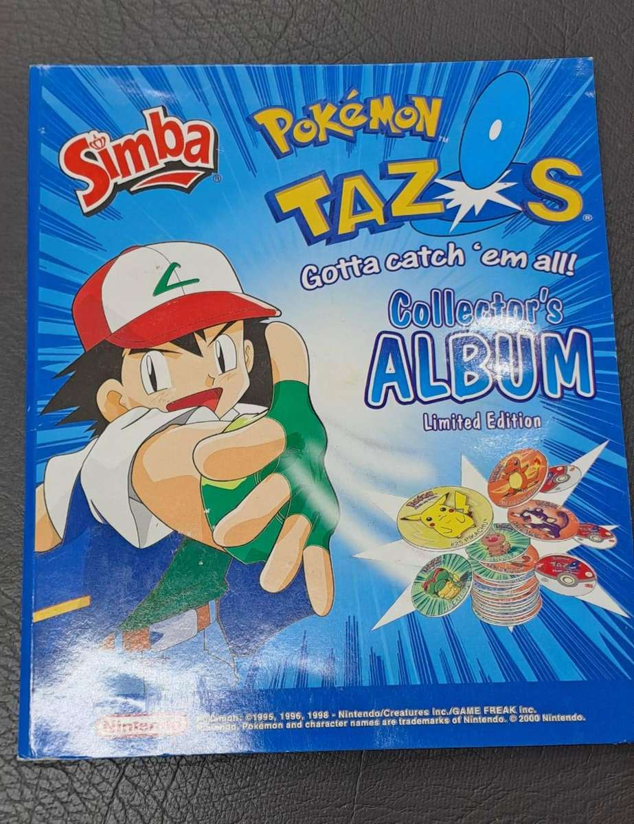 Vintage Pokemon Tazos complete collection | Book 1, 2 & 3 | Simba