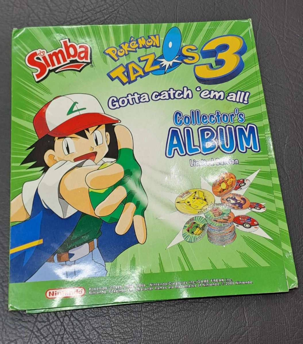 Vintage Pokemon Tazos complete collection | Book 1, 2 & 3 | Simba