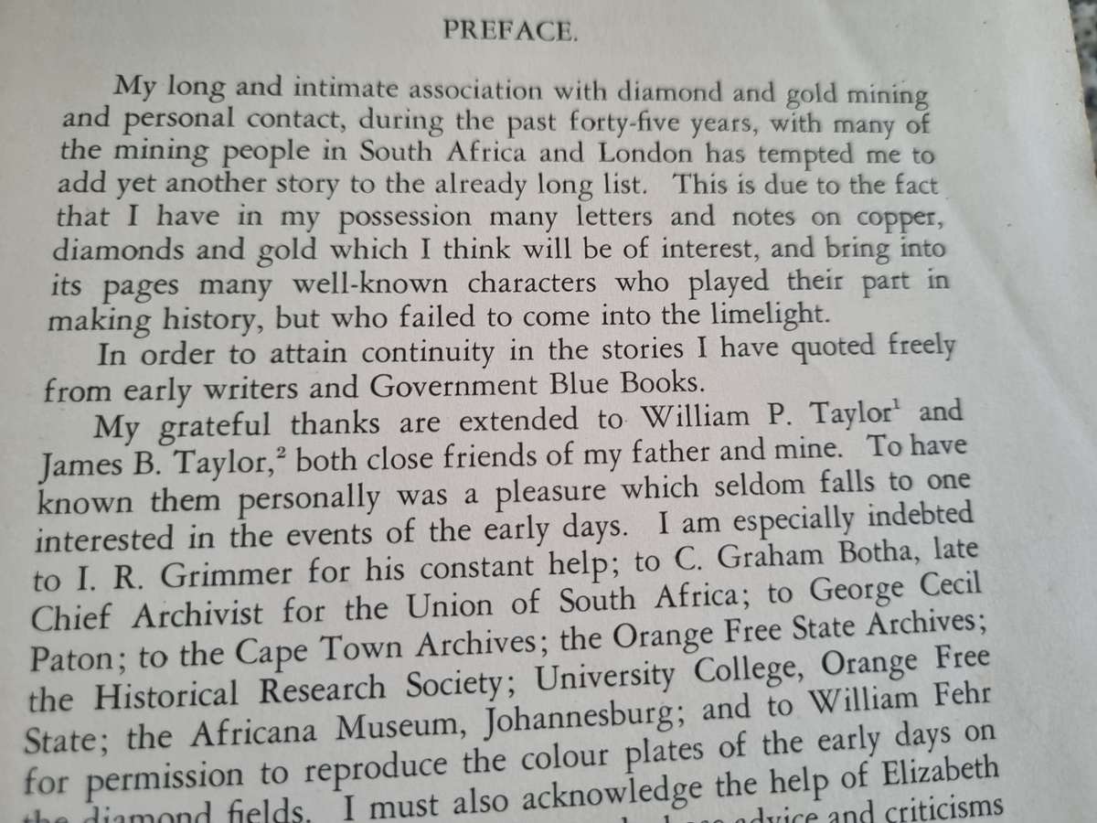 SOME DREAMS COME TRUE ALPHEUS F WILLIAMS ( Stories of early geology in Southern Africa mining  )