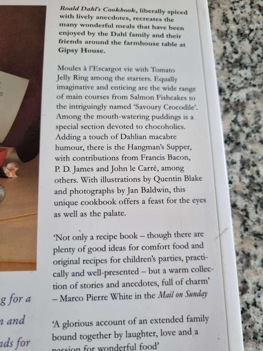 ROALD DAHL'S COOKBOOK FELICITY & ROALD DAHL