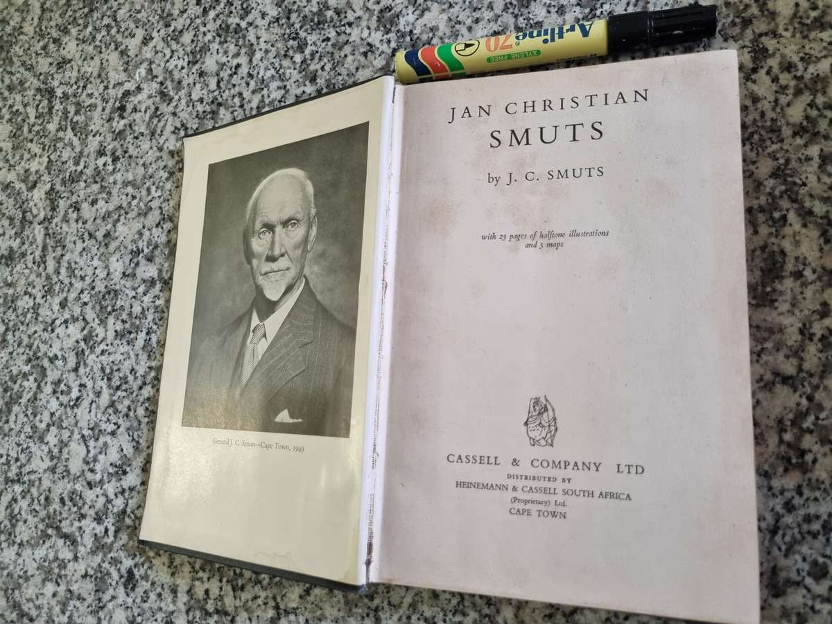 Reserved for GlaSOK JAN CHRISTIAN SMUTS by his Son J C SMUTS NB No dust jacket