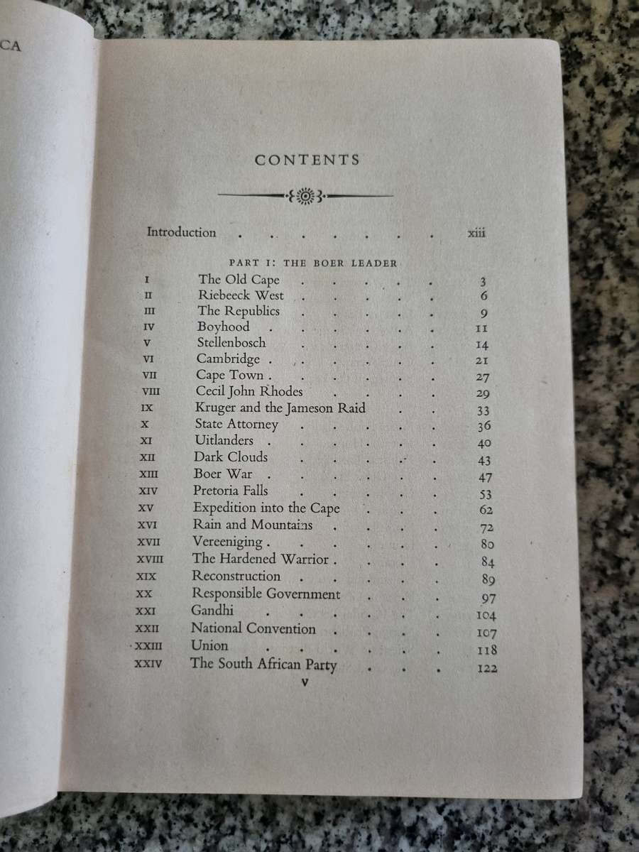 Reserved for GlaSOK JAN CHRISTIAN SMUTS by his Son J C SMUTS NB No dust jacket