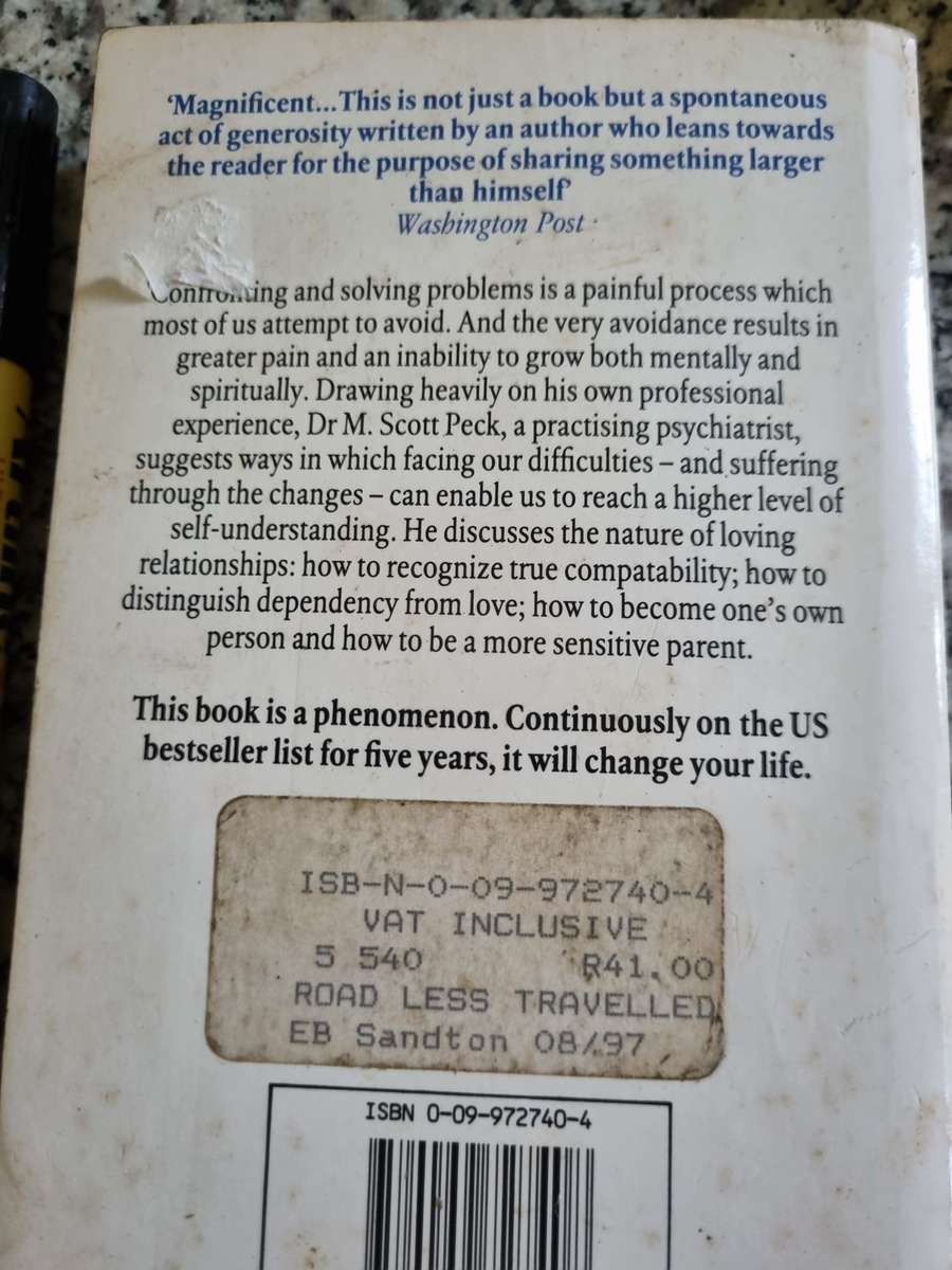 2 Books by M SCOTT PECK ROAD LESS TRAVELLED PLUS PEOPLE OF THE LIE