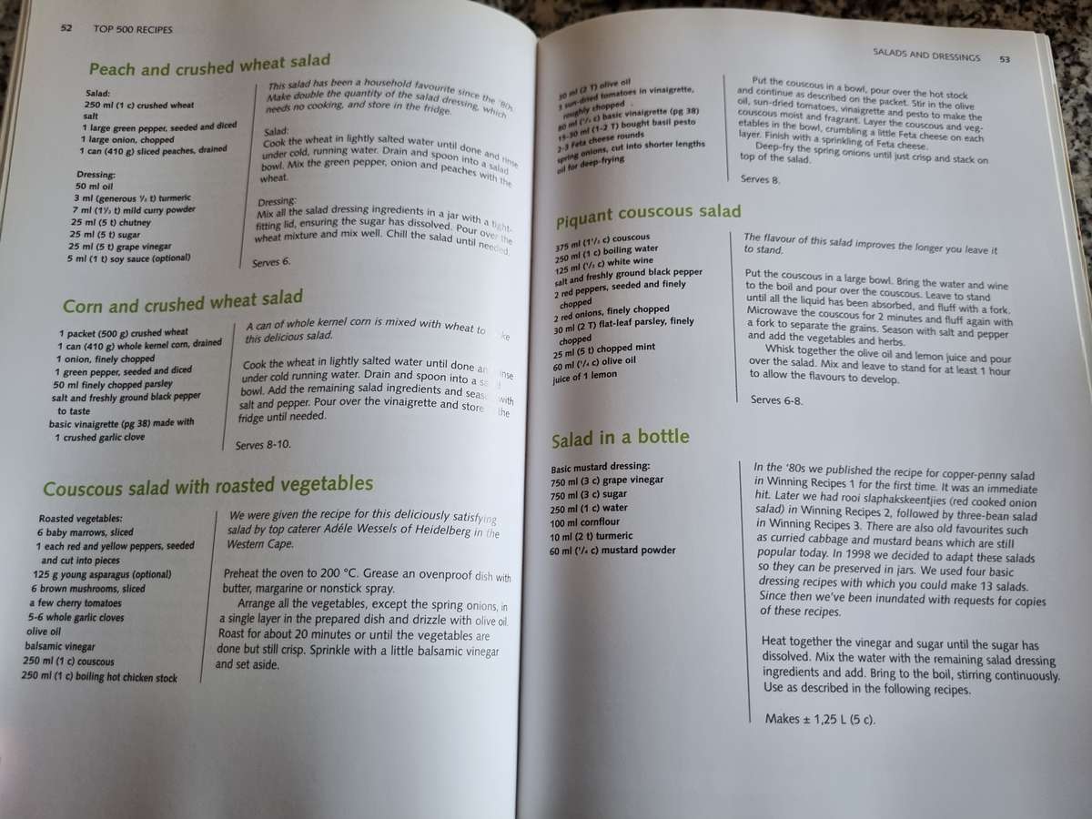 YOU LET'S COOK TOP 500 RECIPES COMPILED BY CARMEN NIEHAUS ( Lets )