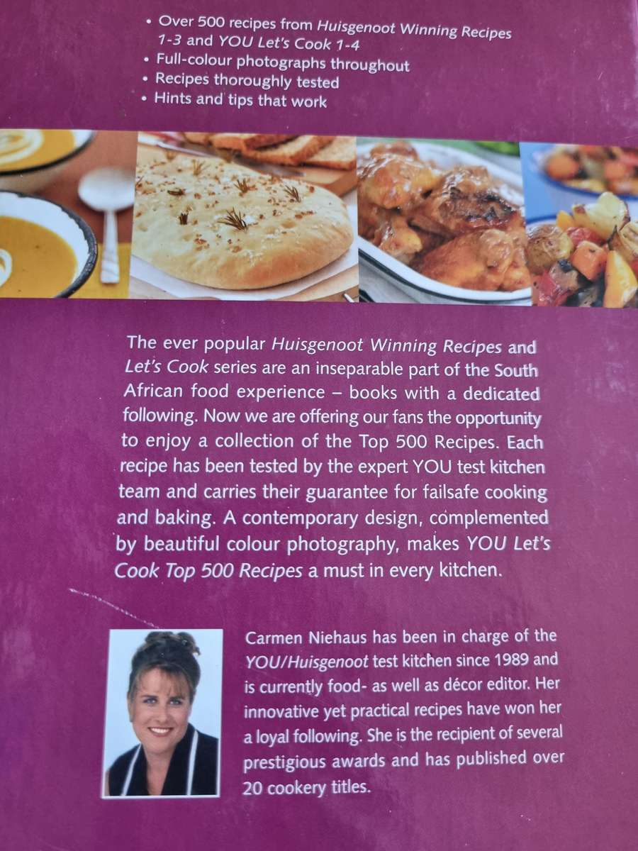 YOU LET'S COOK TOP 500 RECIPES COMPILED BY CARMEN NIEHAUS ( Lets )