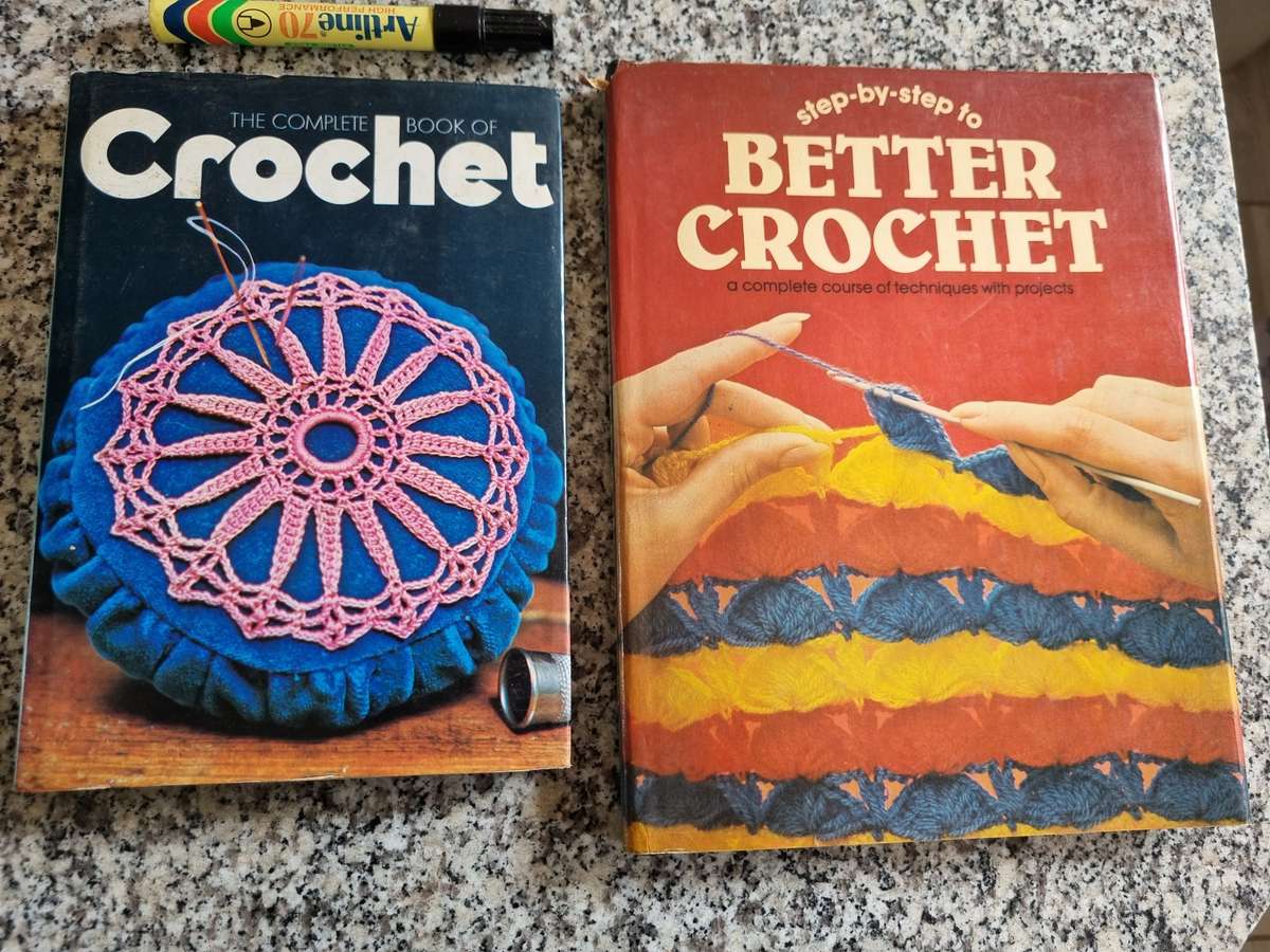 2 Books Step by Step Guide to BETTER CROCHET plus The COMPLETE BOOK OF CROCHET