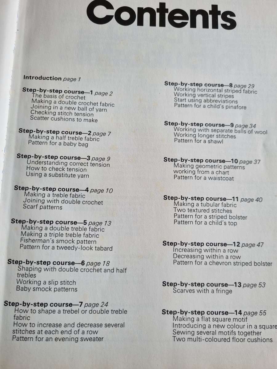 2 Books Step by Step Guide to BETTER CROCHET plus The COMPLETE BOOK OF CROCHET