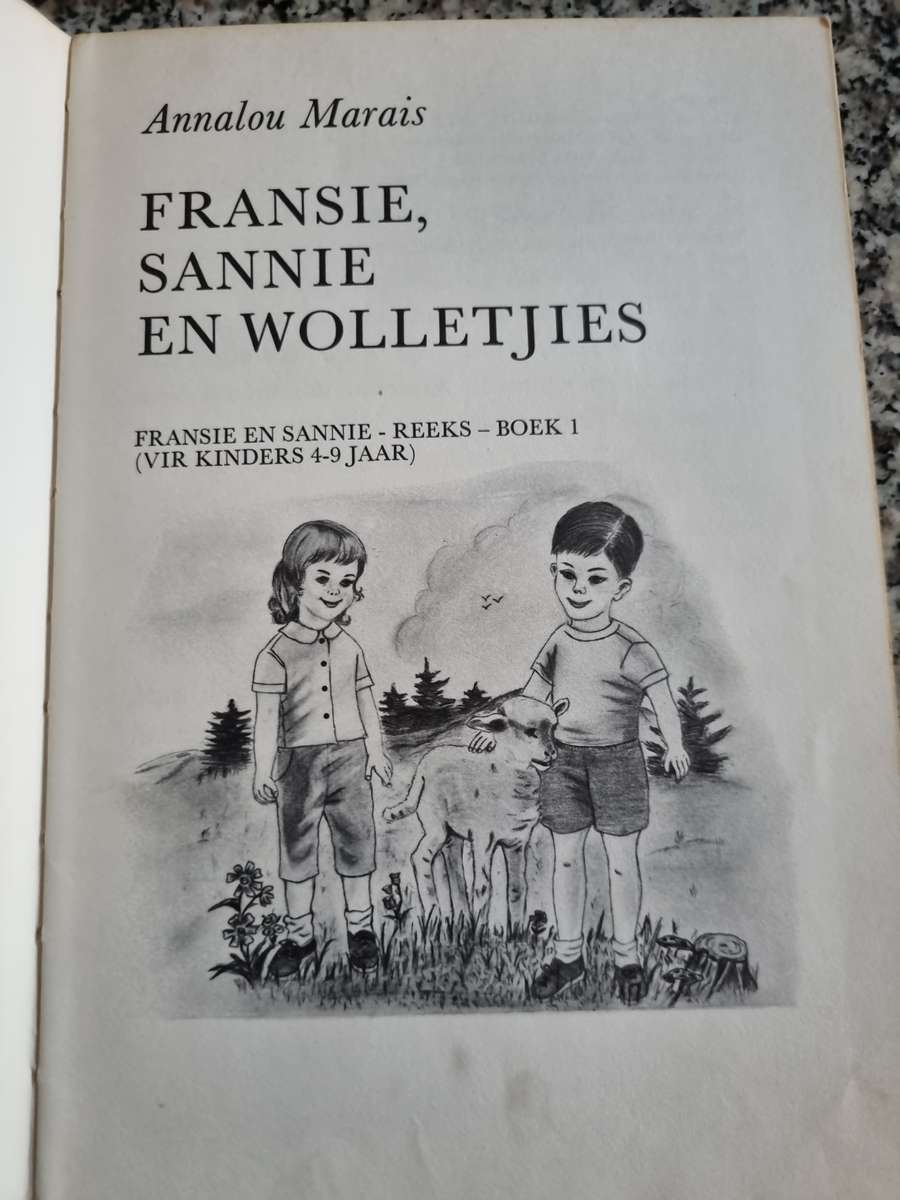 FRANSIE SANNIE en WOLLETJIES ANNALOU MARAIS ( vir Kinders 4-9 jaar )