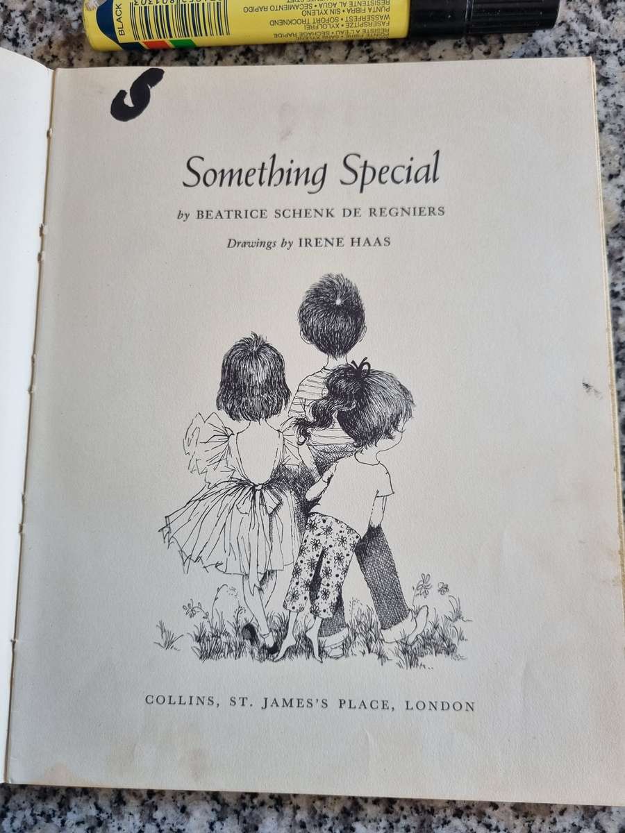 SOMETHING SPECIAL by BEATRICE SCHENK DE REGNIERS Drawings Irene Haas Collins 1959