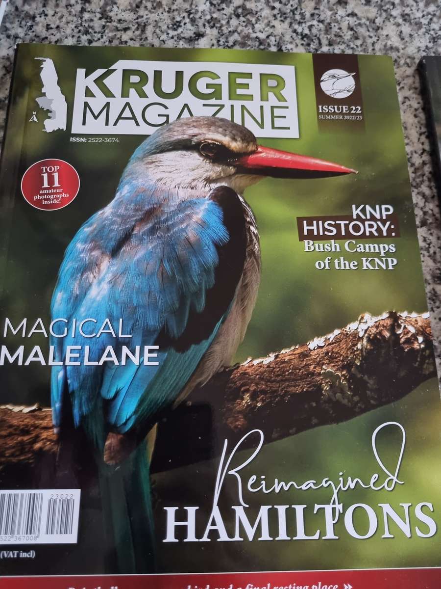 Bundle of 4 KRUGER MAGAZINES ( Kruger National Park South Africa Game Reserve wildlife )