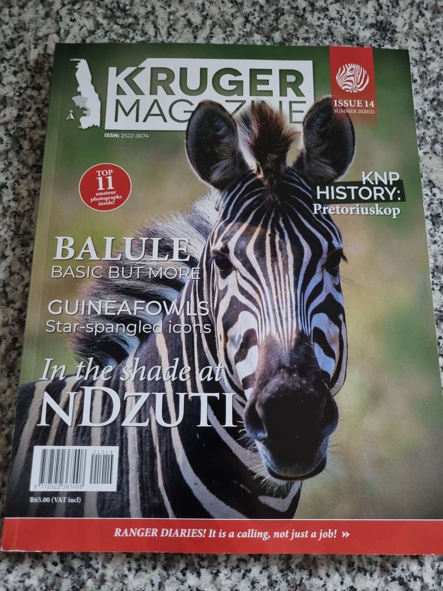 Bundle of 4 KRUGER MAGAZINES ( Kruger National Park South Africa Game Reserve wildlife )