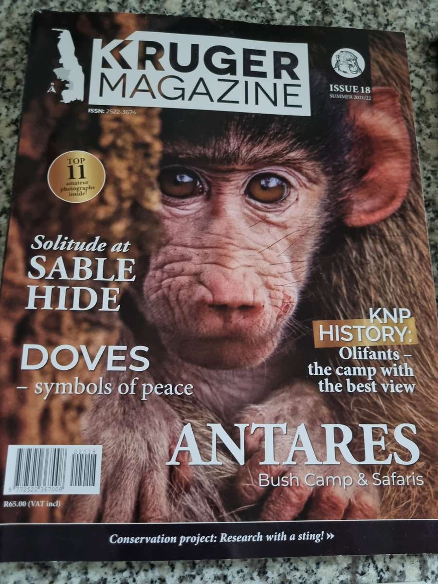 Bundle of 4 KRUGER MAGAZINES ( Kruger National Park South Africa Game Reserve wildlife )