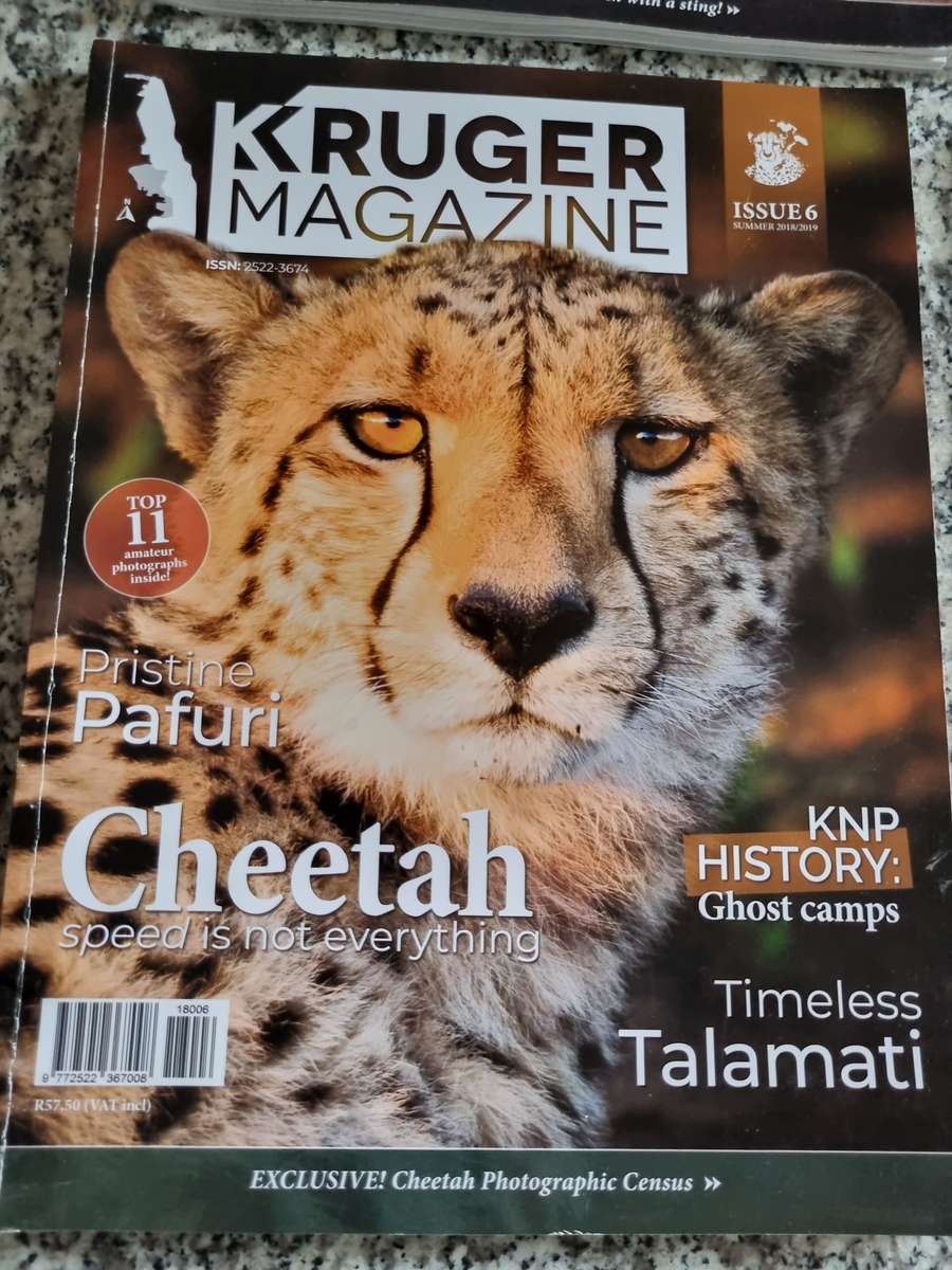 Bundle of 4 KRUGER MAGAZINES ( Kruger National Park South Africa Game Reserve wildlife )