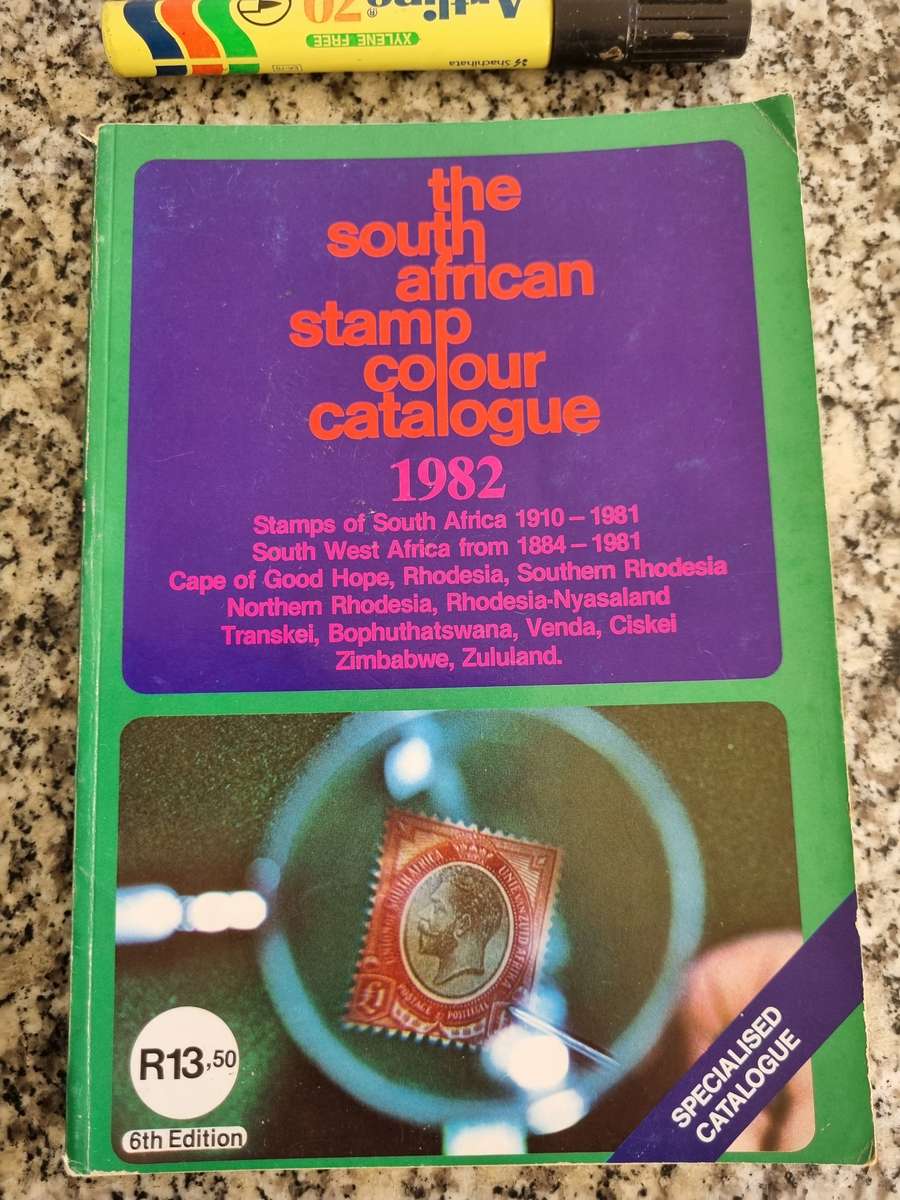 THE SOUTH AFRICAN STAMP CATALOGUE 1982 6th Edition Specialised Edition  ( postage stamps philately