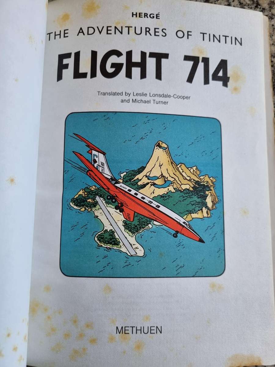 THE ADVENTURES OF TINTIN  3 Stories Flight 714 Secret of the Unicorn Red Rackham's Treasure  Omnibus