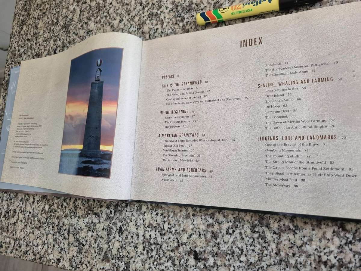 THE STRANDVELD Africa's Foot of Isolation MARIUS DIEMONT ( Cape Infanta  Breede River & shipwrecks )