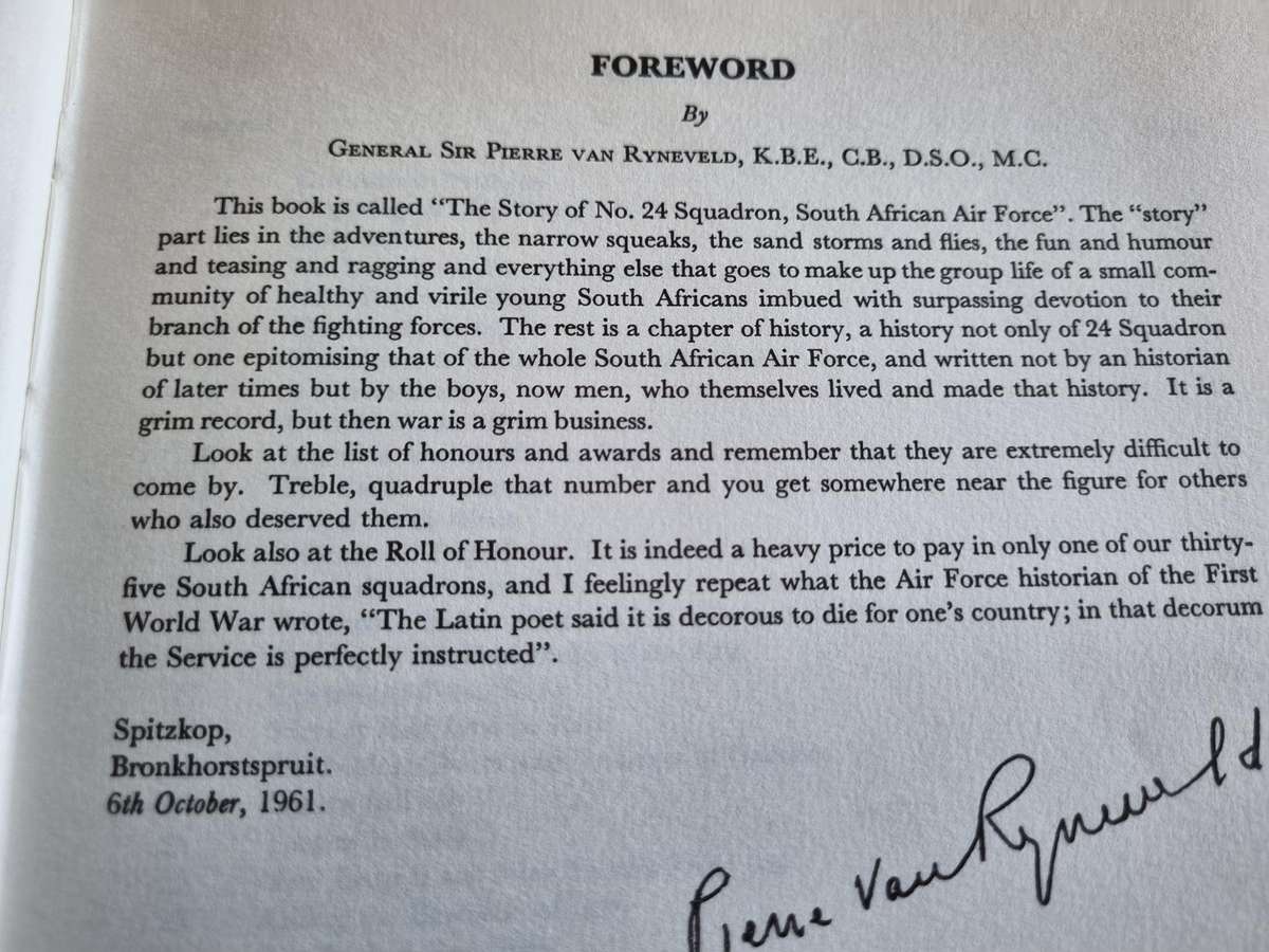 PER NOCTEM PER DIEM Story of 24 Squadron South African Air Force E N TUCKER P M I McGREGOR SAAF