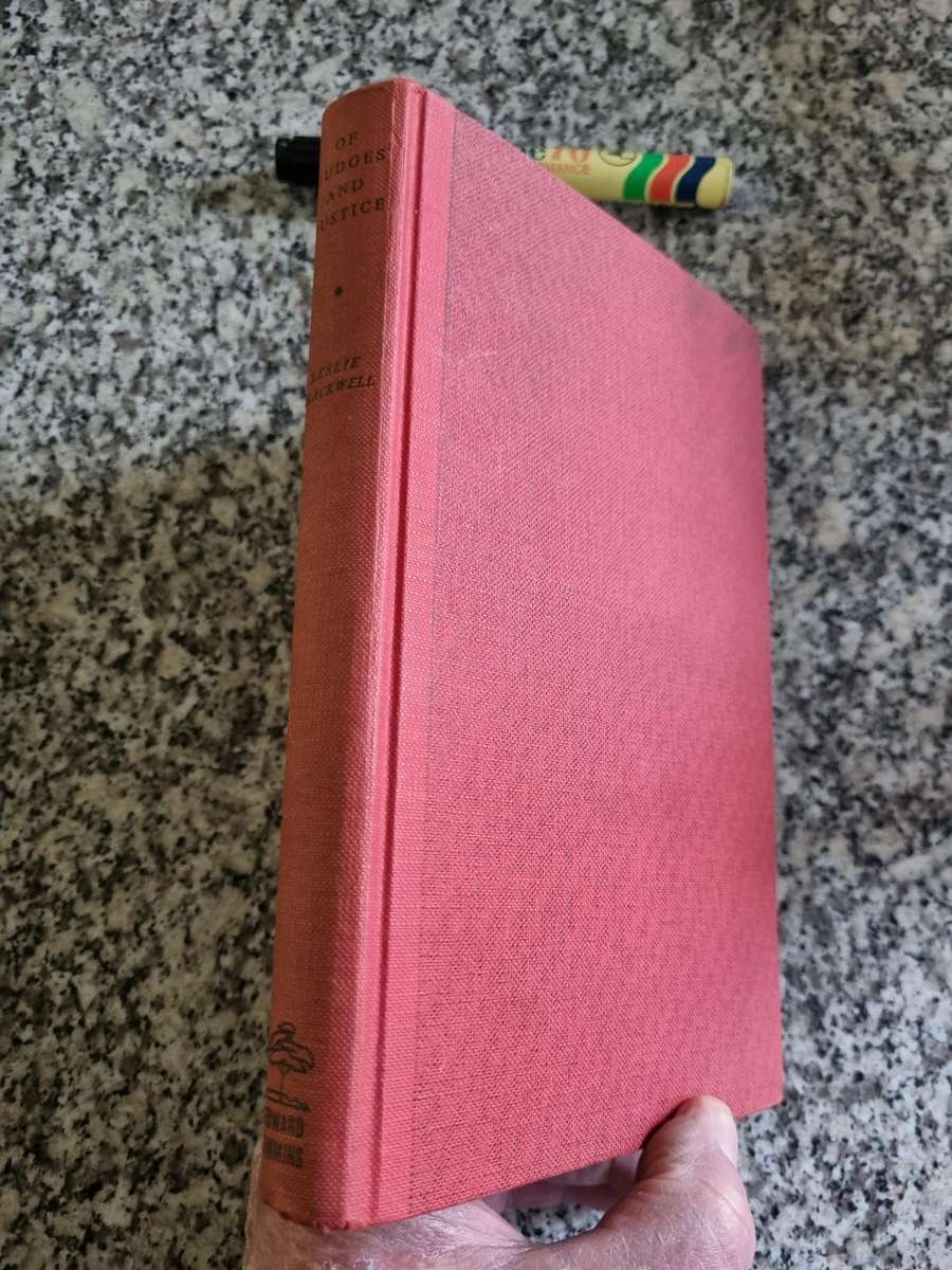 LESLIE BLACKWELL OF JUDGES and JUSTICE 1965  judges law bar Supreme Court  )