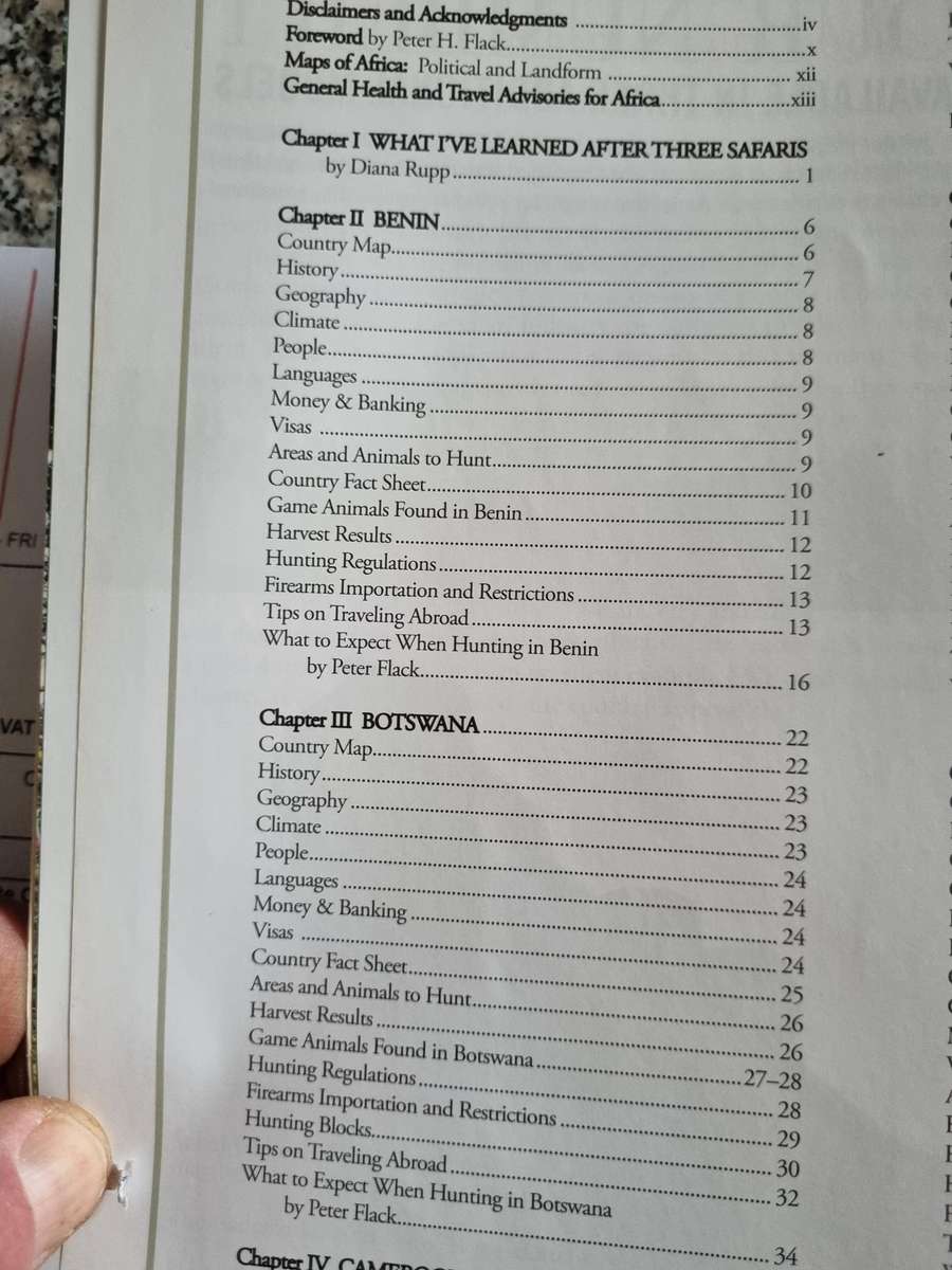 SAFARI GUIDE 11 Ed. PETER FLACK & Dr. JACQUELINE K NEUFELD (Big game hunting ) ( Guide II )