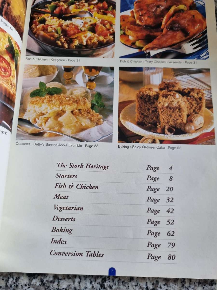 STORK THE FAMILY HERITAGE COOKBOOK South Africa's Favourite Family Recipes Tried and Tested