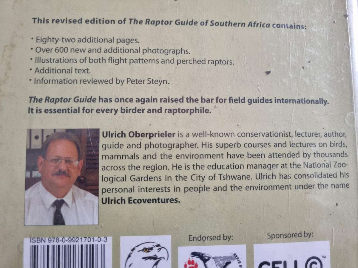 RAPTOR GUIDE TO SOUTHERN AFRICA ULRICH OBERPRIELER Expanded Second Edition  ( Birds of Prey )