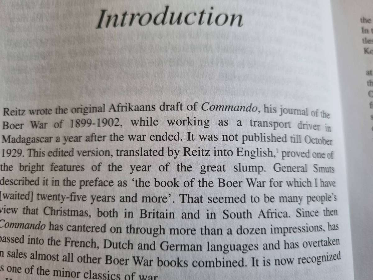 DENEYS REITZ COMMANDO A Boer Journal of the ANGLO BOER WAR