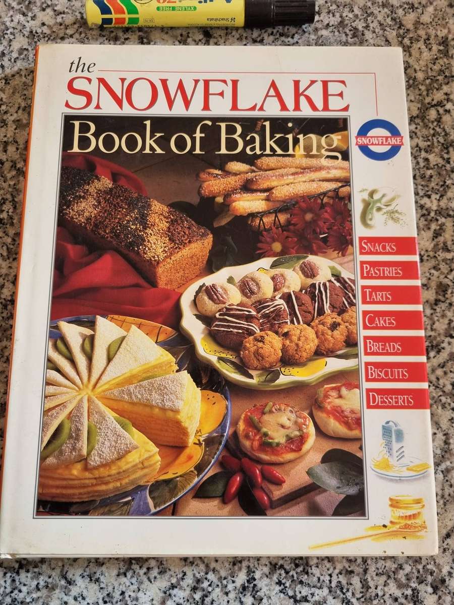 THE SNOWFLAKE BOOK OF BAKING  ( Snowflake Flour Cakes Breads cooking) ( Hardcover )