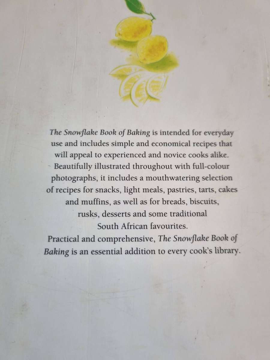 THE SNOWFLAKE BOOK OF BAKING  ( Snowflake Flour Cakes Breads cooking) ( Hardcover )