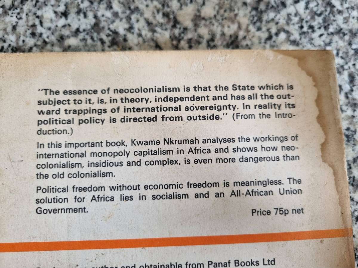 NEO-COLONIALISM THE LAST STAGE OF IMPERIALISM KWAME NKRUMAH