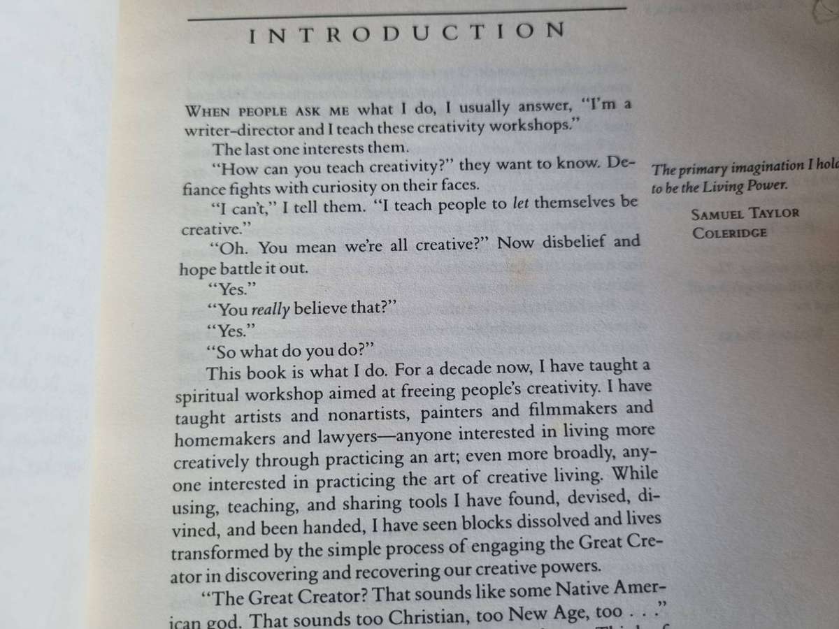 THE ARTISTS WAY Course in Discovering  & Recovering your Creative Self JULIA CAMERON  The Artist`s