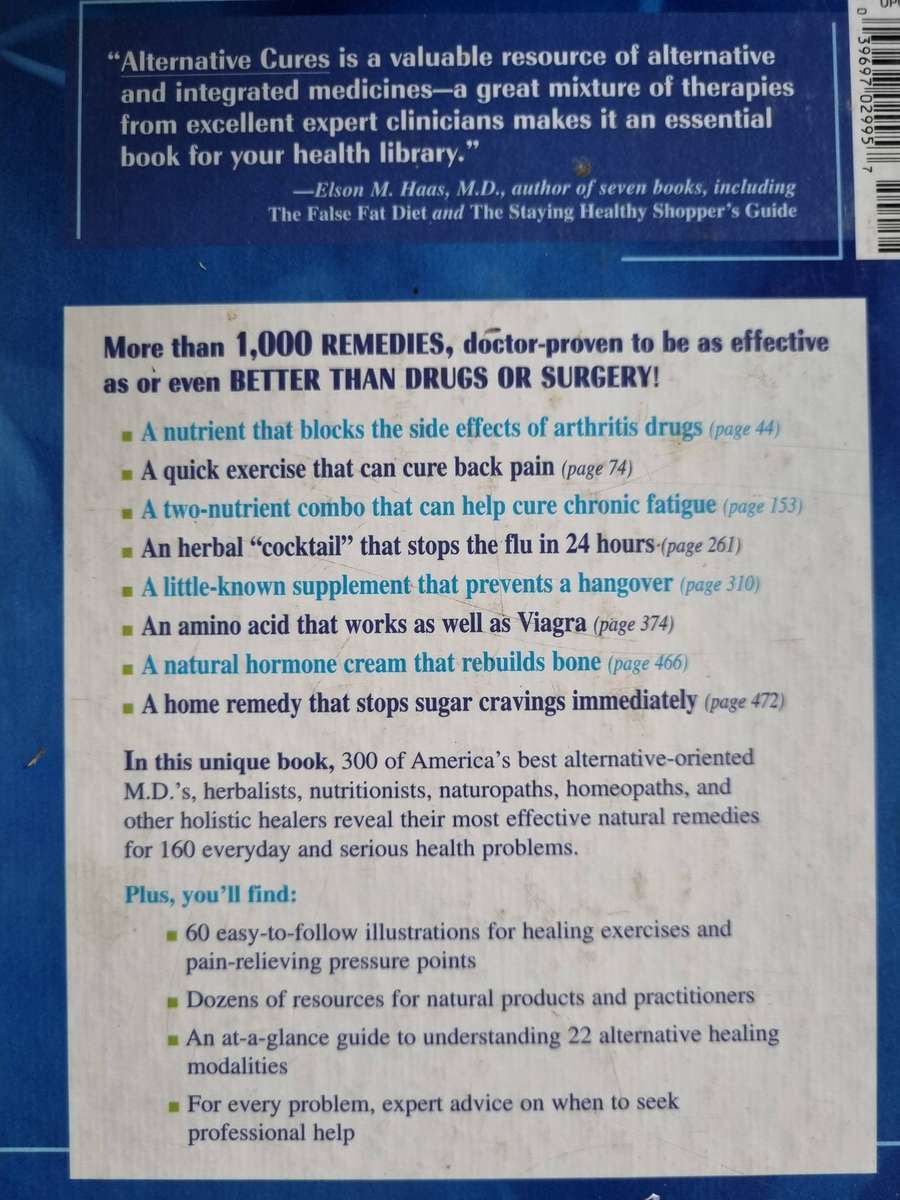 ALTERNATIVE CURES The Most Effective Natural Home Remedies for 160 Health Problems BILL GOTTLIEB