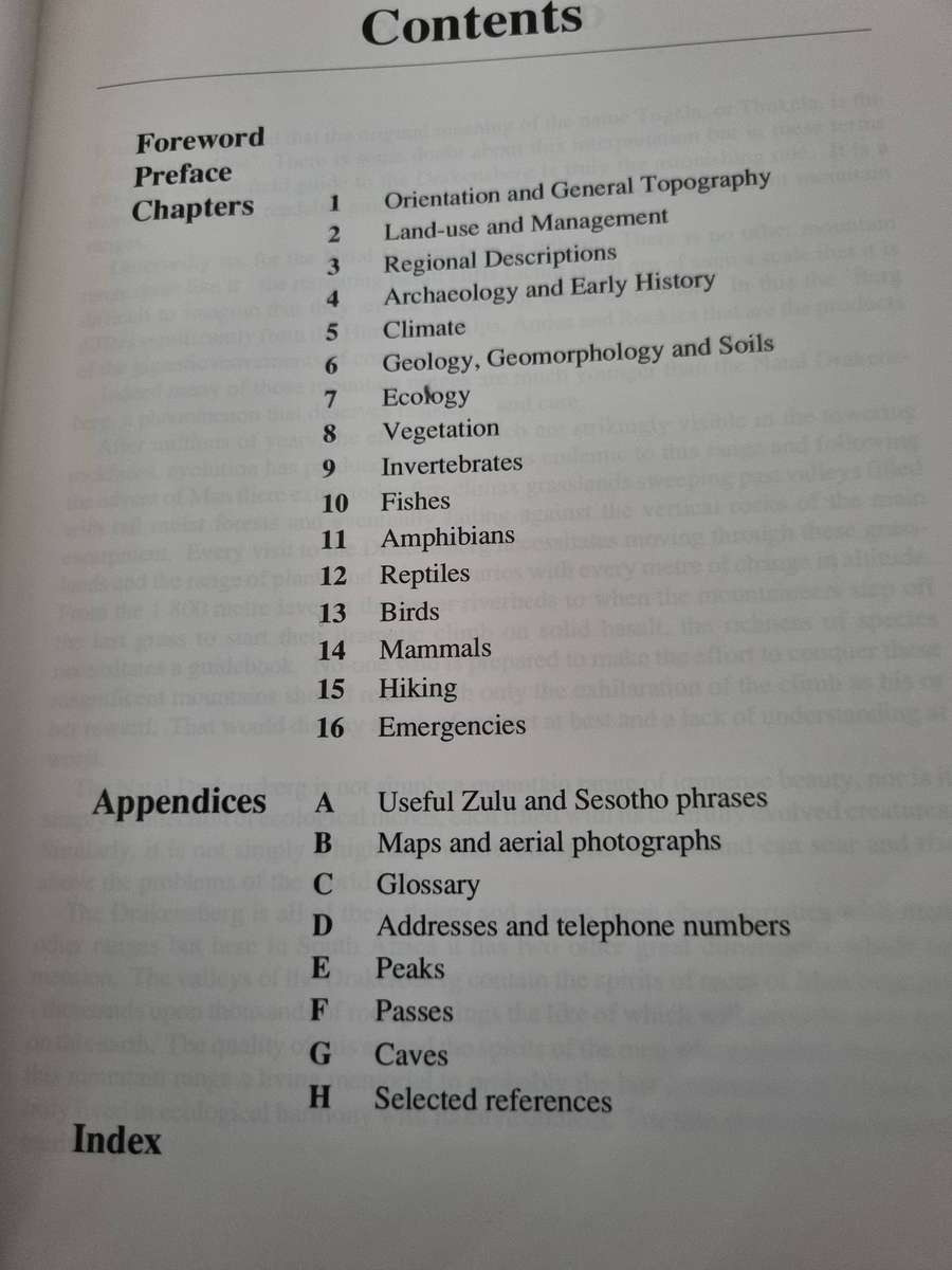 A FIELD GUIDE to the NATAL DRAKENSBERG Dave and Pat IRVIN Fully Revised Second Edition mountains