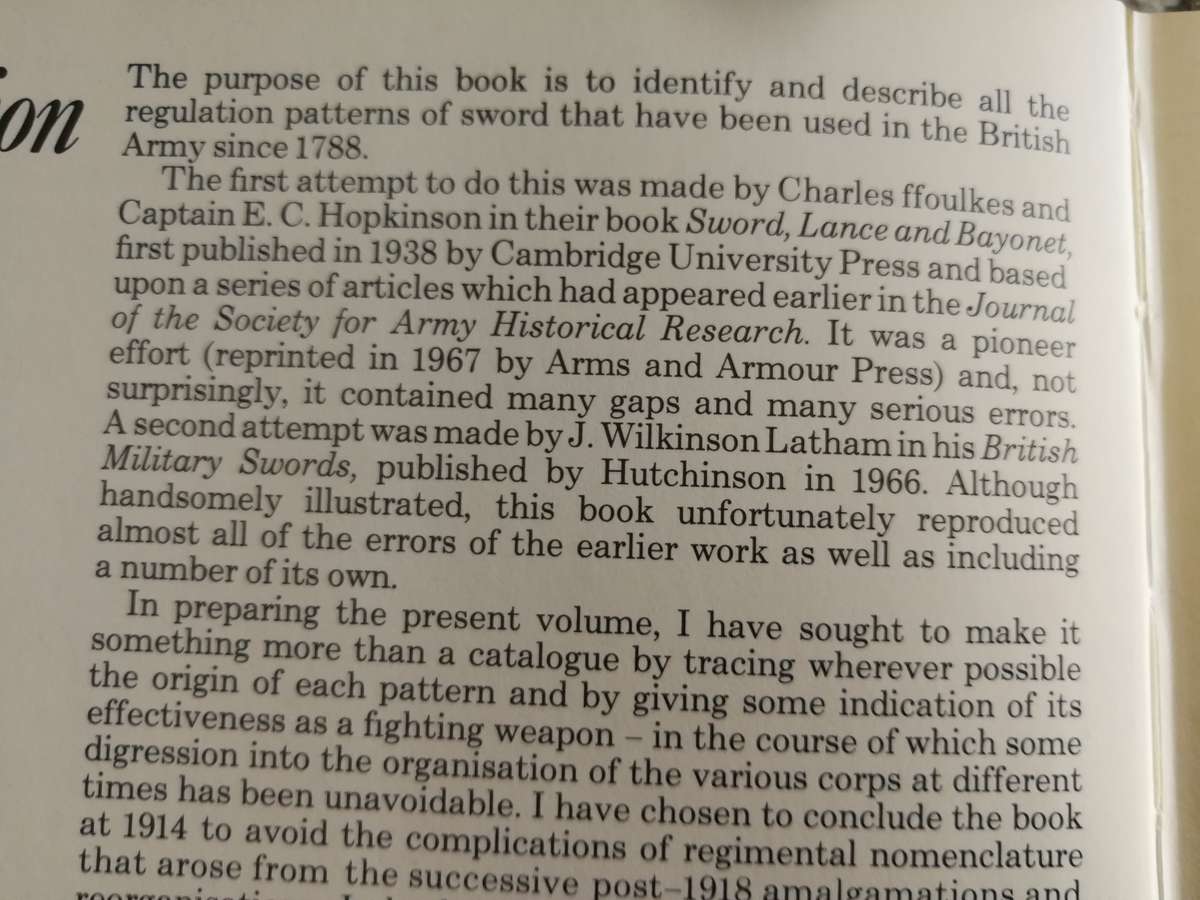 SWORDS OF THE BRITISH ARMY The Regulation Patterns 1788-1914 BRIAN ROBSON