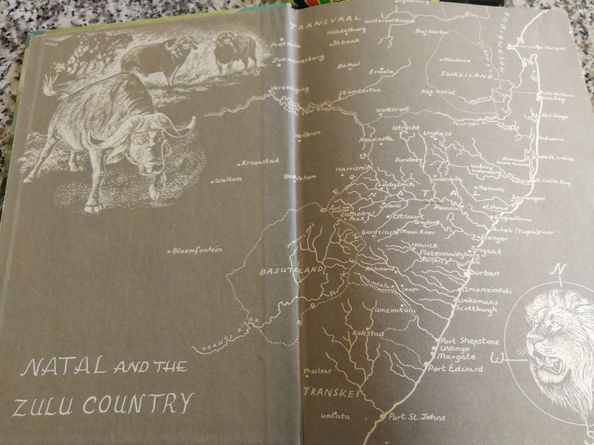 NATAL AND ZULU COUNTRY T V BULPIN First Edition 2nd Impression 1972 Hardcover