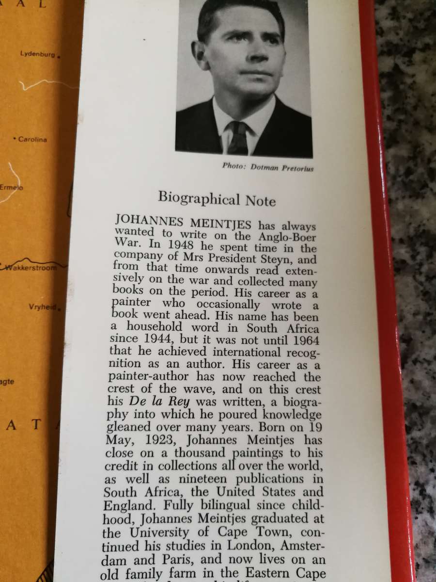 DE LA REY LION OF THE WEST JOHANNES MEINTJIES  ( Biography also a great Boer War General   )