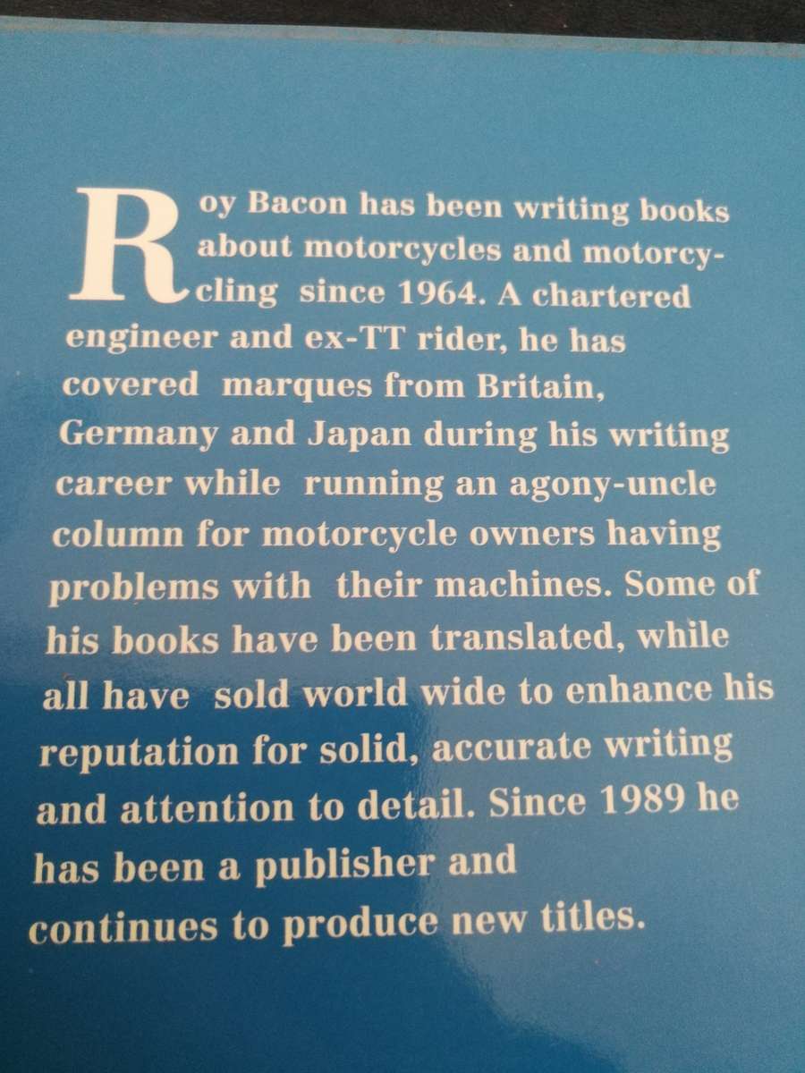 BMW ROY BACON THE ILLUSTRATED MOTOR CYCLE LEGENDS ( From 1923 ) (  Motorcycles Motor bikes