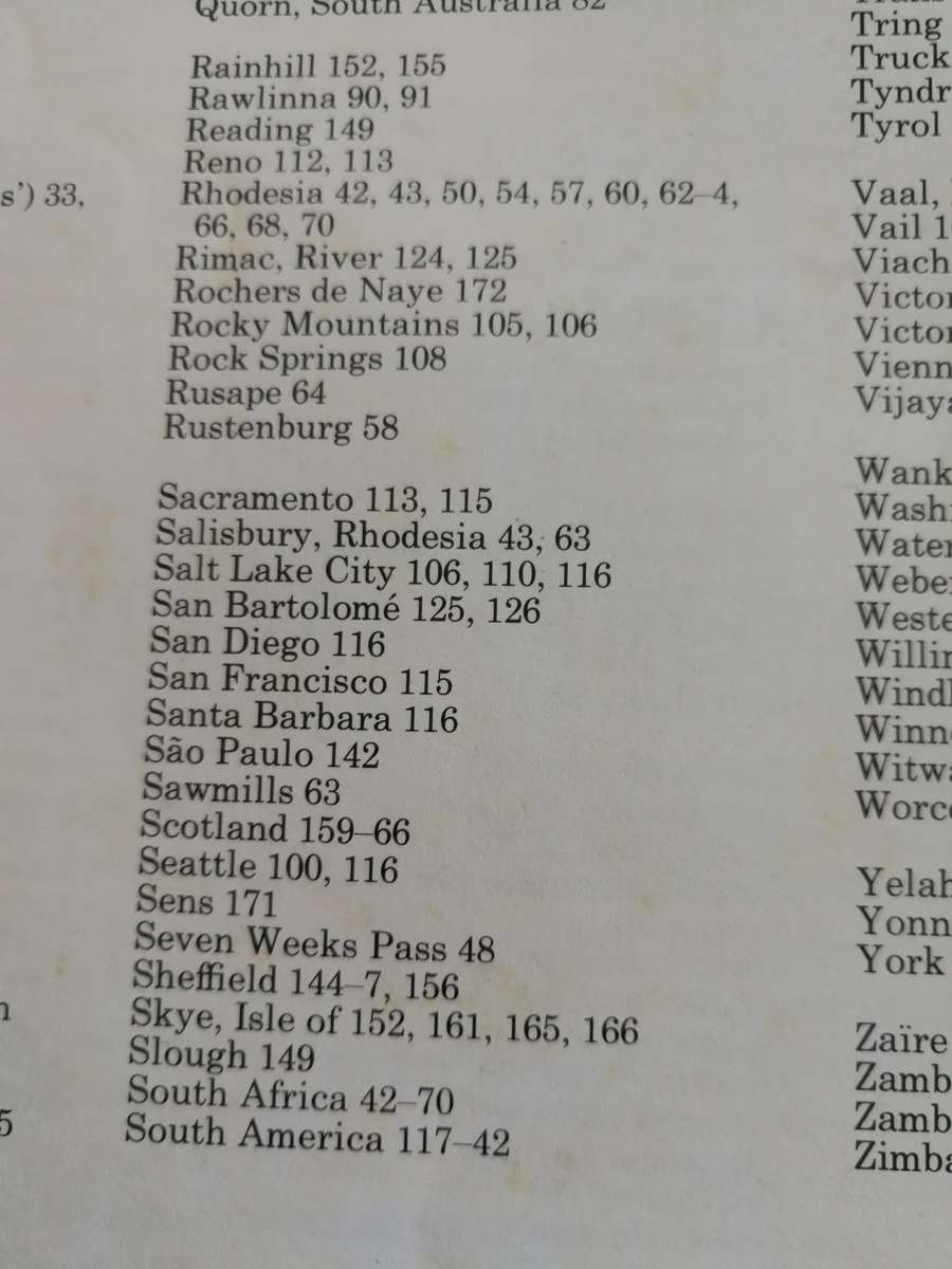 GREAT RAILWAY JOURNEYS OF THE WORLD MICHAEL FRAYN etc includes S. Africa & Rhodesia 1981 trains